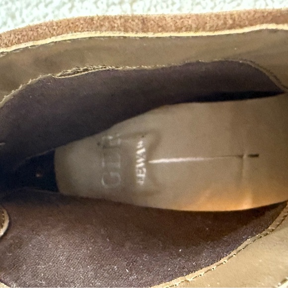 Geewawa Western Women’s Faux Suede Zip Brown Ankle Booties Women’s 8 1/2M  EUC - Picture 8 of 10